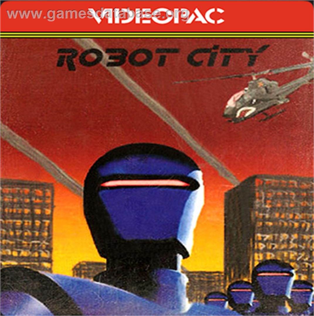 Robot City - Magnavox Odyssey 2 - Artwork - Cartridge Top