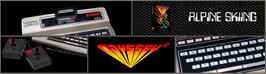 Arcade Cabinet Marquee for Alpine Skiiing.