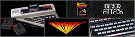 Arcade Cabinet Marquee for Demon Attack.