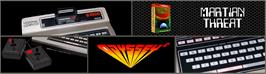 Arcade Cabinet Marquee for Martian Threat.