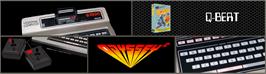 Arcade Cabinet Marquee for Q-bert.