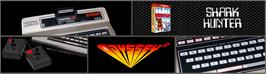 Arcade Cabinet Marquee for Shark Hunter.