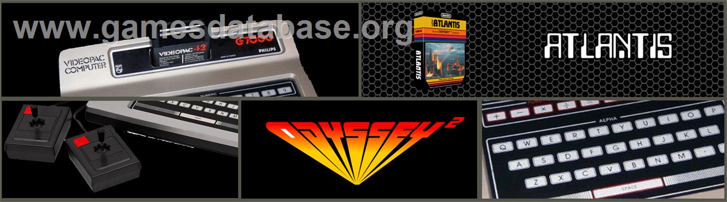 Atlantis - Magnavox Odyssey 2 - Artwork - Marquee