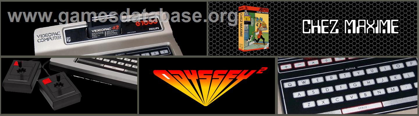 Chez Maxime - Magnavox Odyssey 2 - Artwork - Marquee