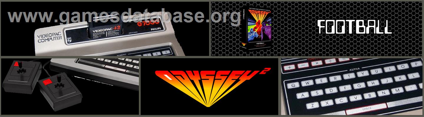 Football - Magnavox Odyssey 2 - Artwork - Marquee