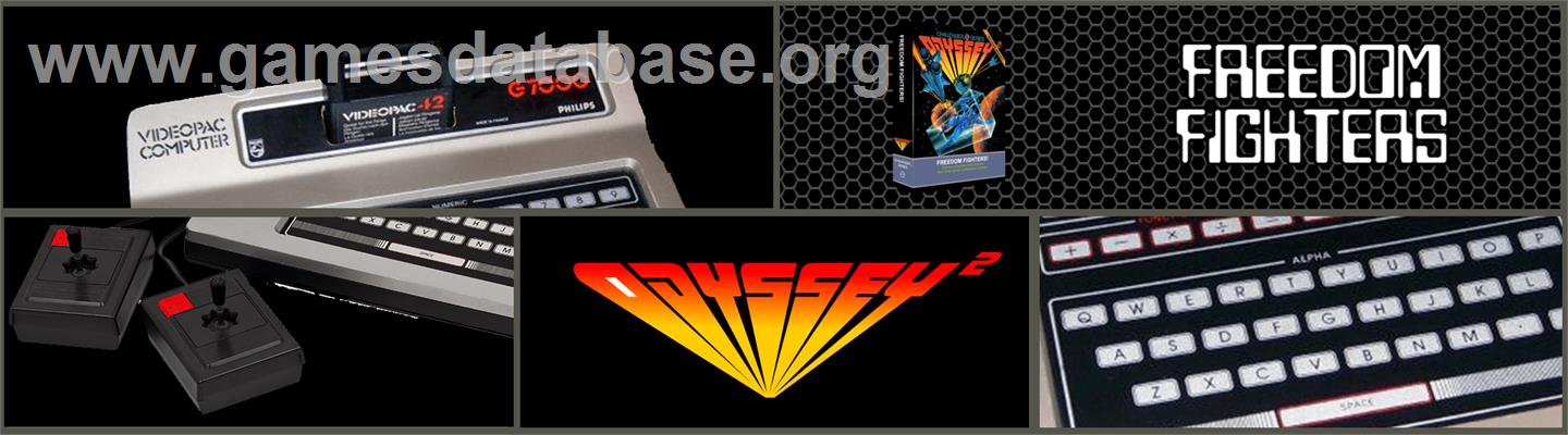 Freedom Fighters - Magnavox Odyssey 2 - Artwork - Marquee