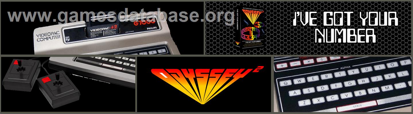 I've Got Your Number - Magnavox Odyssey 2 - Artwork - Marquee