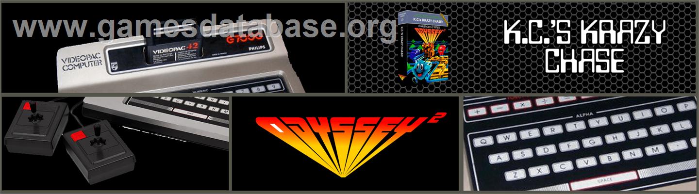 K.C.'s Krazy Chase - Magnavox Odyssey 2 - Artwork - Marquee
