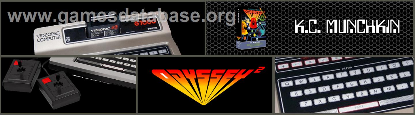 K.c. Munchkin - Magnavox Odyssey 2 - Artwork - Marquee