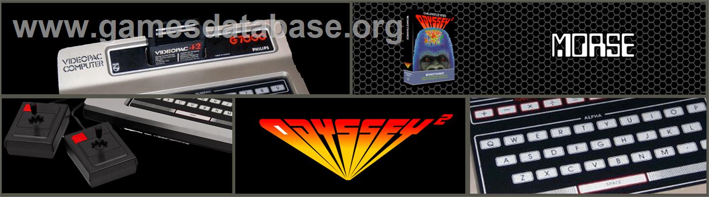 Monkeyshines - Magnavox Odyssey 2 - Artwork - Marquee