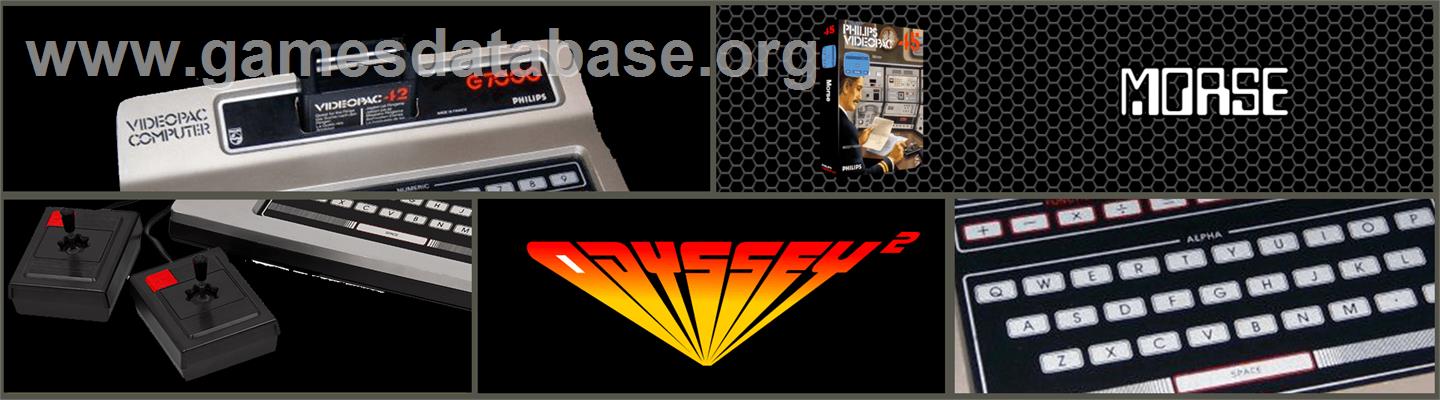 Morse - Magnavox Odyssey 2 - Artwork - Marquee