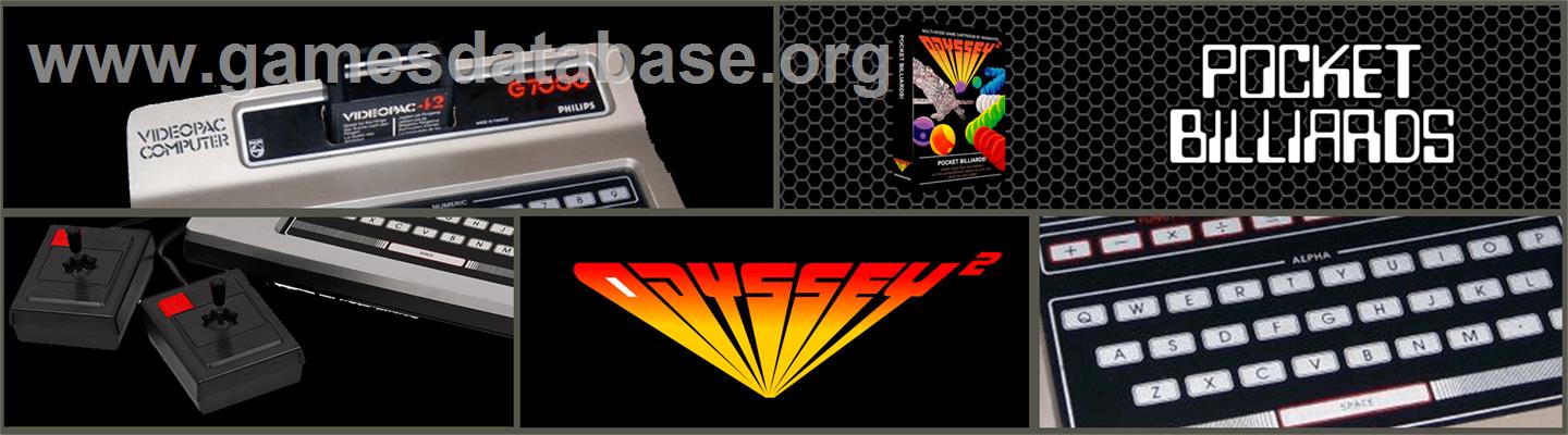 Pocket Billards! - Magnavox Odyssey 2 - Artwork - Marquee