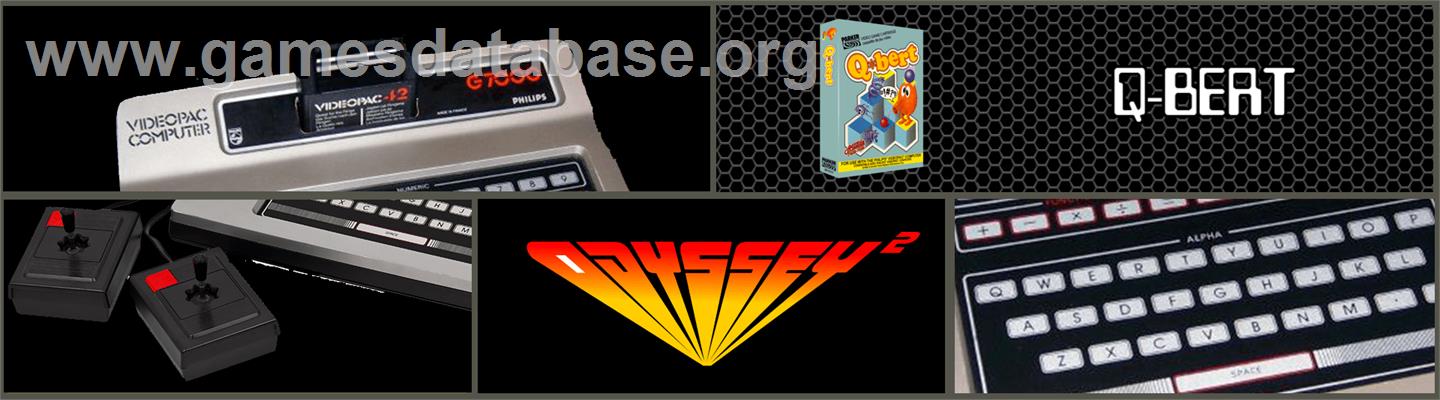 Q-bert - Magnavox Odyssey 2 - Artwork - Marquee