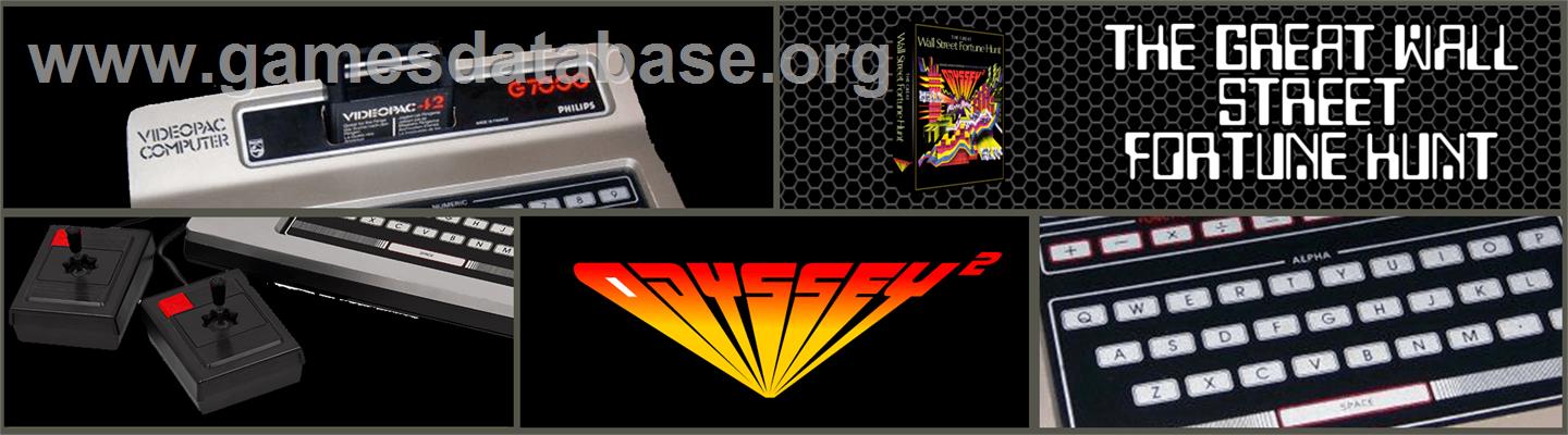 The Great Wall Street Fortune Hunt - Magnavox Odyssey 2 - Artwork - Marquee