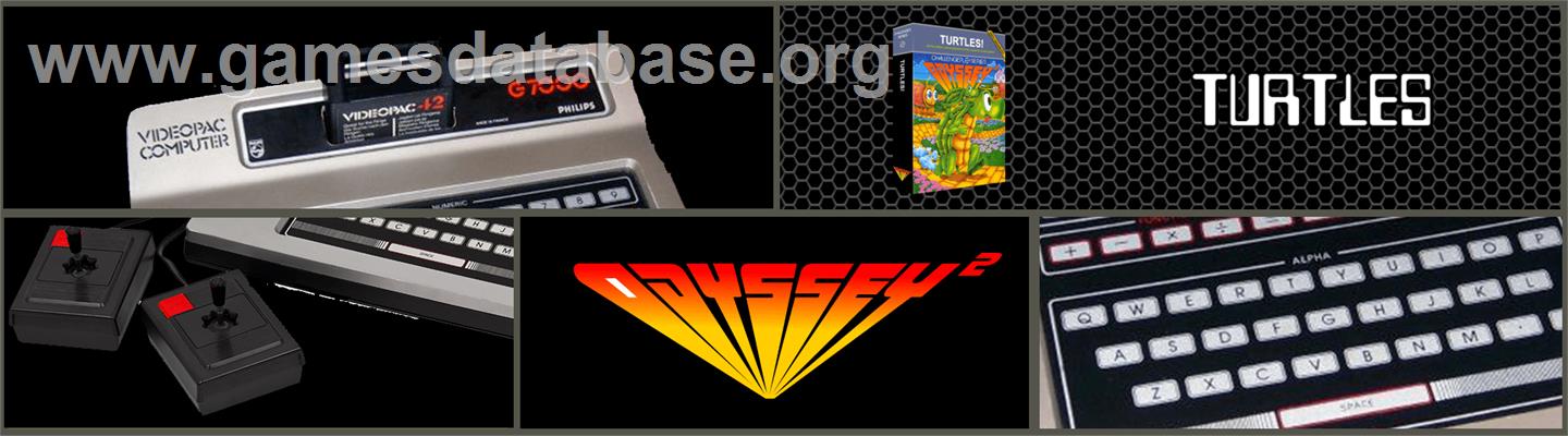 Turtles - Magnavox Odyssey 2 - Artwork - Marquee