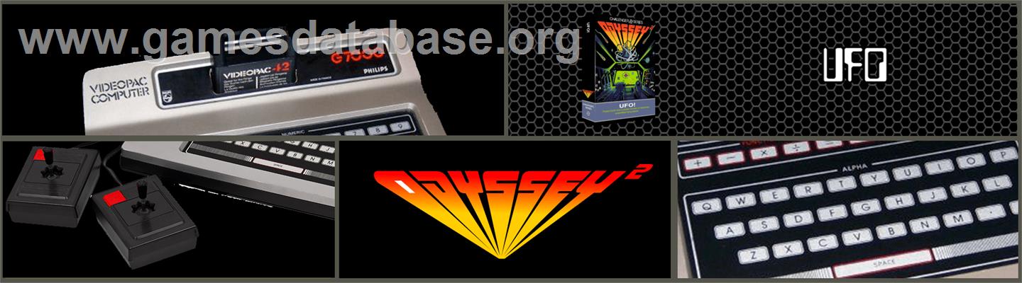 UFO - Magnavox Odyssey 2 - Artwork - Marquee