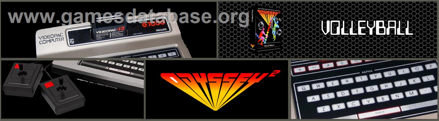 Volleyball - Magnavox Odyssey 2 - Artwork - Marquee