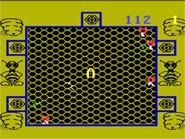 In game image of Ruche Infernale, La on the Magnavox Odyssey 2.