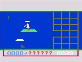 In game image of Shark Hunter on the Magnavox Odyssey 2.