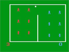 In game image of Volleyball on the Magnavox Odyssey 2.