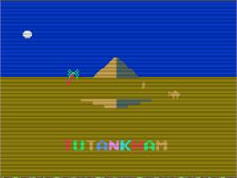 Title screen of Tutankham on the Magnavox Odyssey 2.