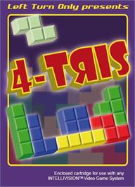Box cover for 4-tris on the Mattel Intellivision.