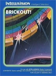 Box cover for Brickout on the Mattel Intellivision.
