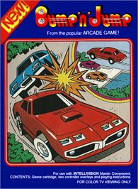 Box cover for Bump 'n' Jump on the Mattel Intellivision.