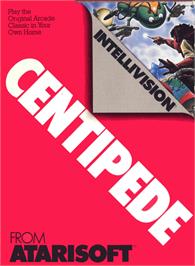 Box cover for Centipede on the Mattel Intellivision.