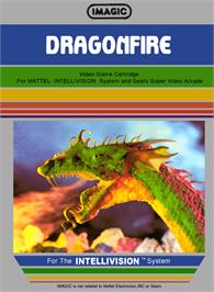 Box cover for Dragonfire on the Mattel Intellivision.