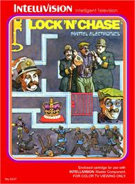Box cover for Lock 'n' Chase on the Mattel Intellivision.