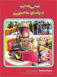 Box cover for Loco-Motion on the Mattel Intellivision.