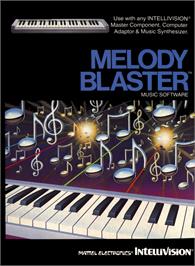 Box cover for Melody Blaster on the Mattel Intellivision.