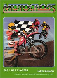 Box cover for Motocross on the Mattel Intellivision.