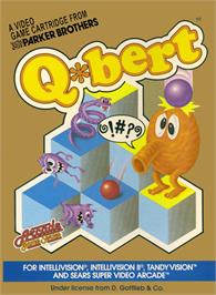 Box cover for Q*bert on the Mattel Intellivision.