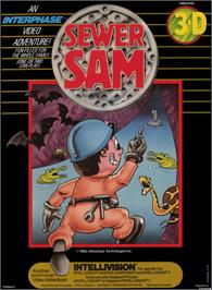 Box cover for Sewer Sam on the Mattel Intellivision.