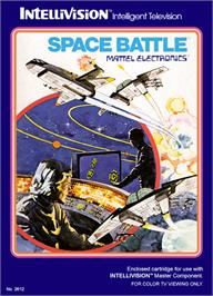 Box cover for Space Battle on the Mattel Intellivision.