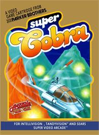 Box cover for Super Cobra on the Mattel Intellivision.