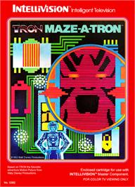 Box cover for TRON: Maze-A-Tron on the Mattel Intellivision.