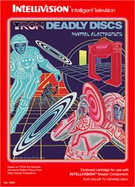 Box cover for Tron - Deadly Discs on the Mattel Intellivision.