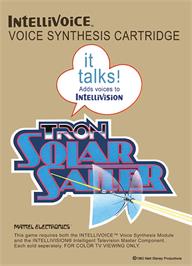 Box cover for Tron - Solar Sailer on the Mattel Intellivision.