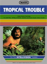 Box cover for Tropical Trouble on the Mattel Intellivision.