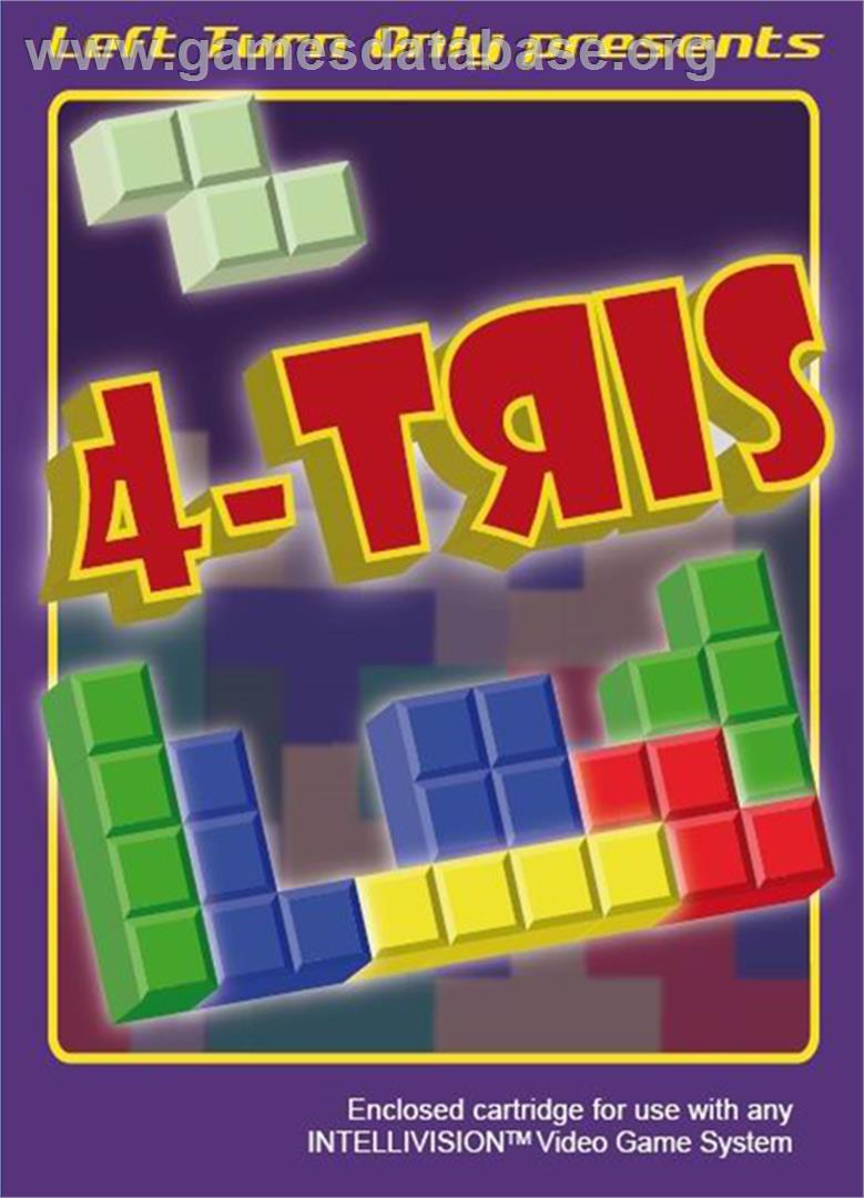 4-tris - Mattel Intellivision - Artwork - Box