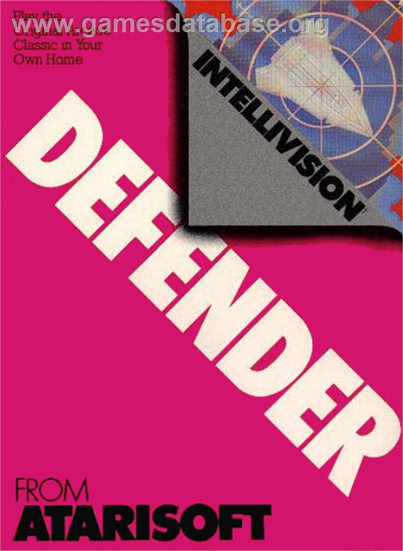 Defender - Mattel Intellivision - Artwork - Box