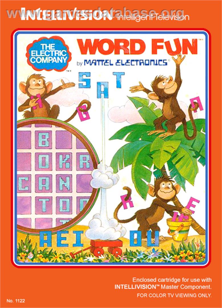 Electric Company: Word Fun - Mattel Intellivision - Artwork - Box