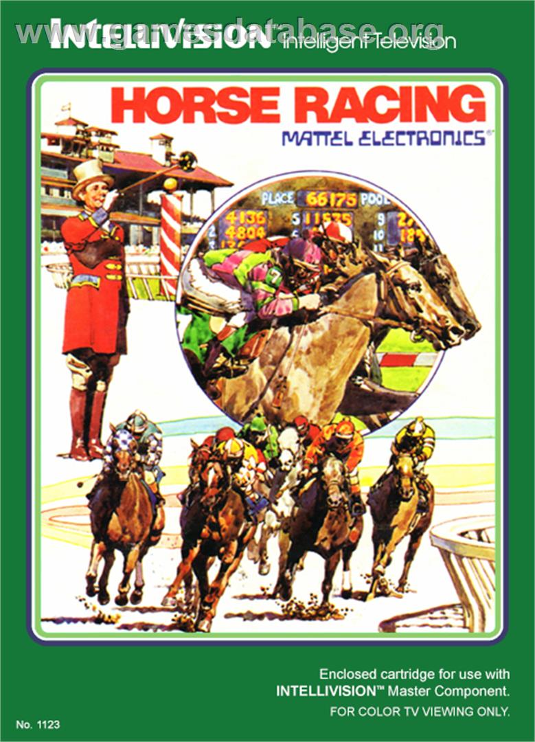 Horse Racing - Mattel Intellivision - Artwork - Box