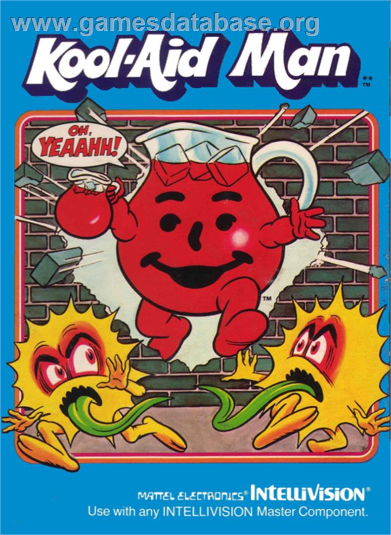 Kool-Aid Man - Mattel Intellivision - Artwork - Box