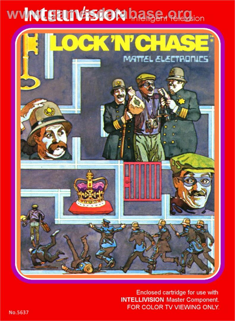Lock 'n' Chase - Mattel Intellivision - Artwork - Box