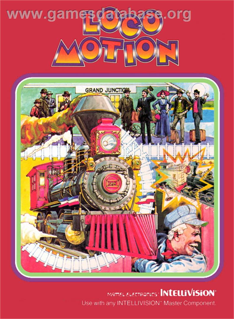 Loco-Motion - Mattel Intellivision - Artwork - Box