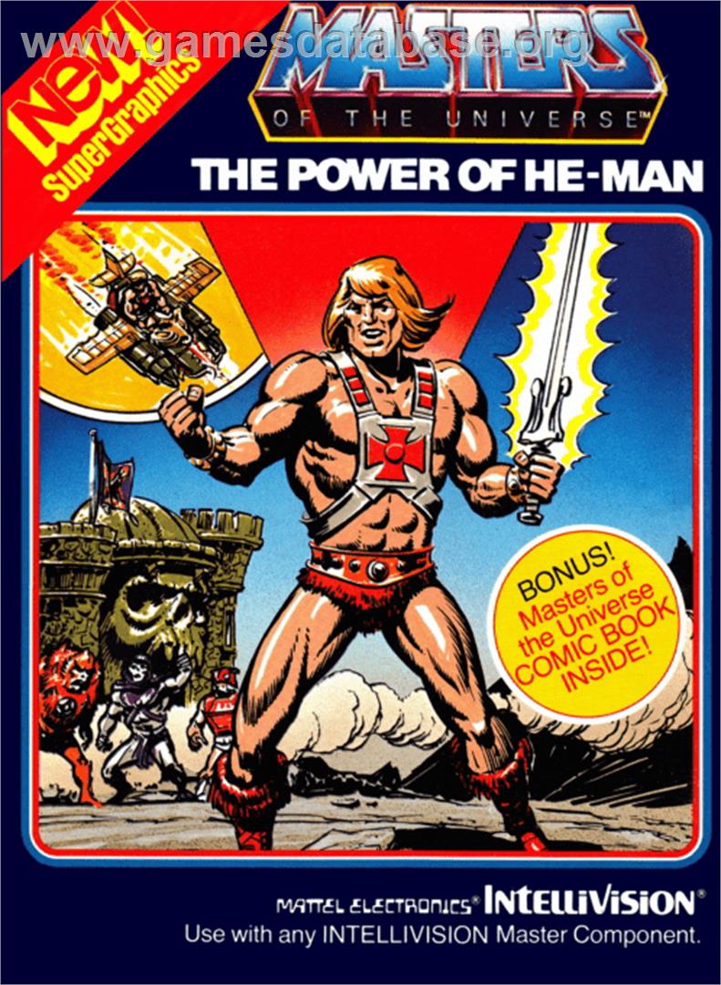 Masters of the Universe: The Power of He-Man - Mattel Intellivision - Artwork - Box